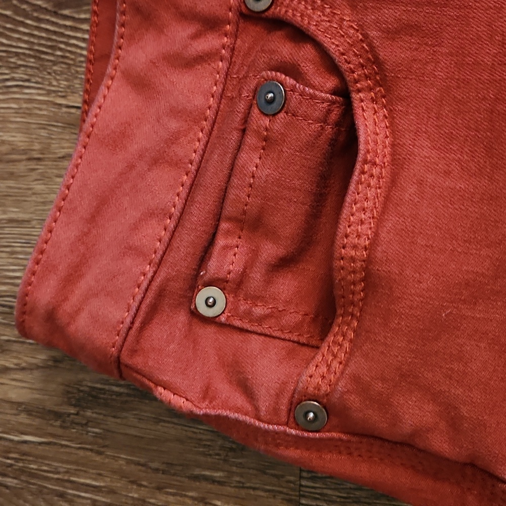 STYLUS Red Skinny Ankle Pants, size 31/12 - Picture 4 of 11
